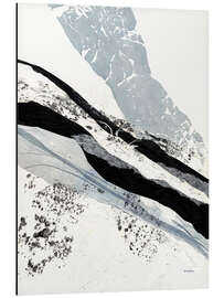 Magnettafel Silberne Blattfäden