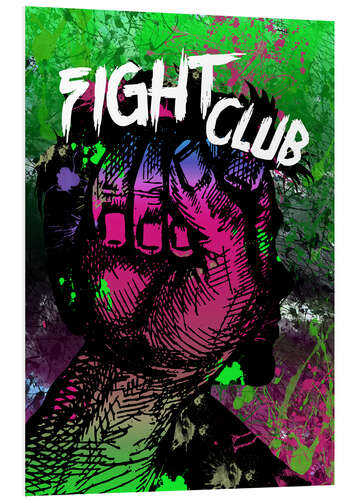 PVC print Fight Club - Minimal alternative Film Fanart #2