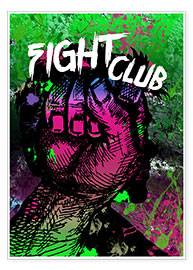 Poster Fight Club - Minimal alternative Film Fanart #2