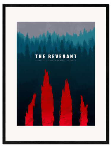 Framed art print The Revenant - Minimal Film Fanart alternative