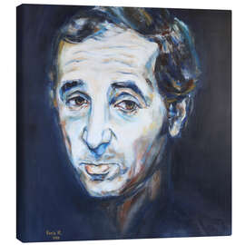 Canvas print Charles Aznavour, Hier Encore