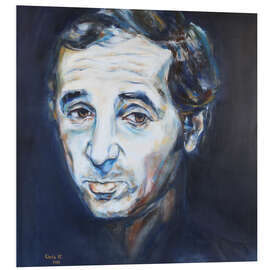 Foam board print Charles Aznavour, Hier Encore