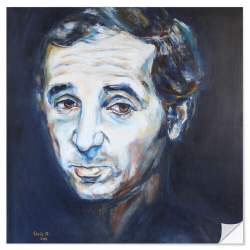 Wandsticker Charles Aznavour, Hier Encore