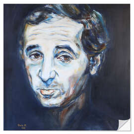 Wall sticker Charles Aznavour, Hier Encore