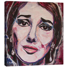 Canvas print Maria Callas