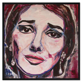 Gerahmter Kunstdruck Maria Callas