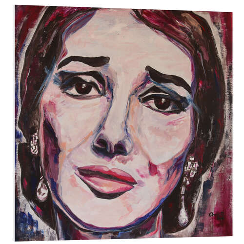 Tableau en PVC Maria Callas