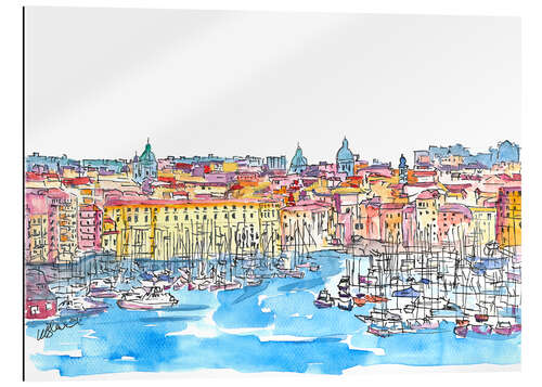 Gallery Print Palermo Sicily Italy Waterfront Skyline