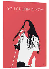 Tableau en aluminium Alanis Morissette, You Oughta Know