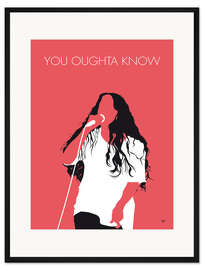 Gerahmter Kunstdruck Alanis Morissette - You Oughta Know