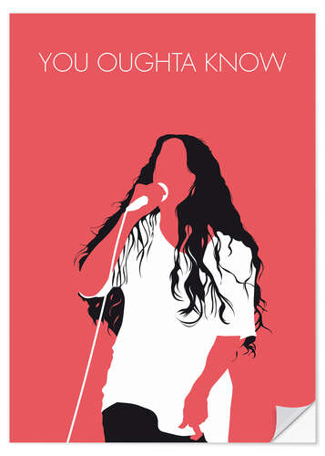 Sticker mural Alanis Morissette, You Oughta Know