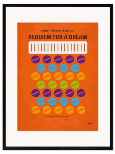 Ingelijste kunstdruk Requiem For A Dream