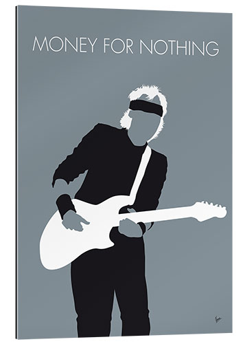 Cuadro de plexi-alu Mark Knopfler, Money for nothing