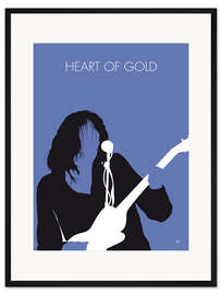 Gerahmter Kunstdruck Neil Young - Heart Of Gold
