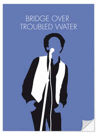 Sticker mural Simon and Garfunkel, Bridge Over Troubled Water