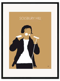 Plakat artystyczny premium w ramie Peter Gabriel - Solsbury Hill