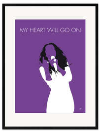 Gerahmter Kunstdruck Celine Dion - My Heart Will Go On