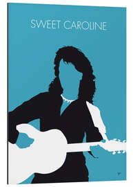 Tableau en aluminium Neil Diamond, Sweet Caroline