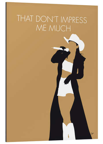 Aluminium print Shania Twain - That Don't Impress Me Much