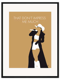 Gerahmter Kunstdruck Shania Twain - That Don't Impress Me Much