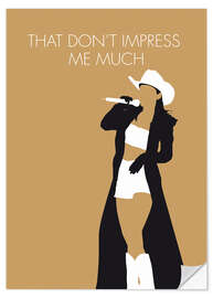 Wall sticker Shania Twain - That Don't Impress Me Much