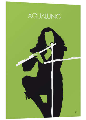 Foam board print Ian Anderson - Aqualung