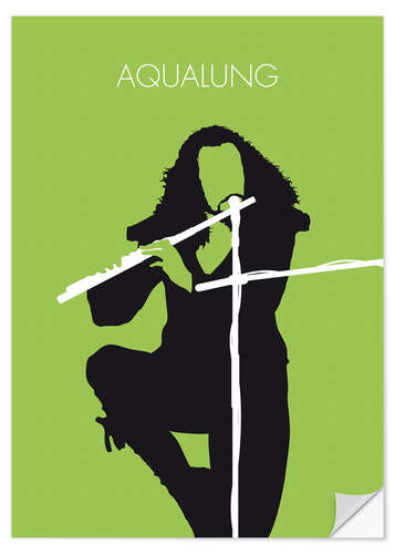 Wall sticker Ian Anderson - Aqualung