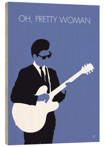 Stampa su legno Roy Orbison - Oh, Pretty Woman