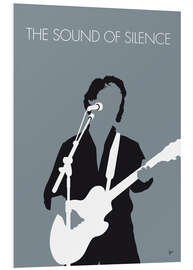 Foam board print Paul Simon - The Sound Of Silence