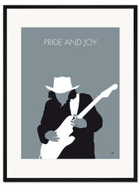 Gerahmter Kunstdruck Stevie Ray Vaughan - Pride And Joy