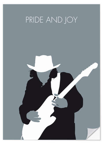 Sticker mural Stevie Ray Vaughan, Pride And Joy