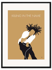 Gerahmter Kunstdruck Rage Against The Machine - Killing In The Name