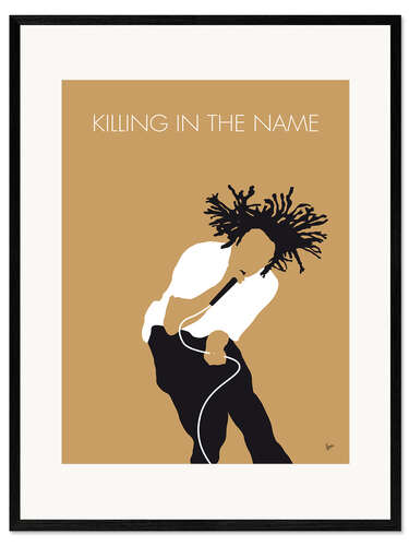 Impression artistique encadrée Rage Against the Machine, Killing in the name