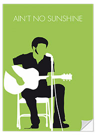 Sticker mural Bill Withers, Ain't No Sunshine