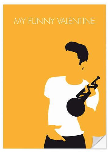 Sticker mural Chet Baker, My funny Valentine