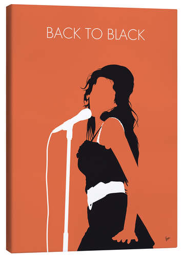 Canvas print Amy Winehouse - Back To Black