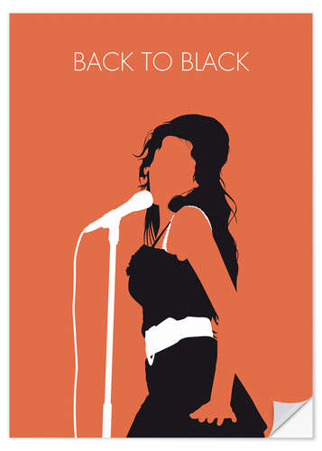 Vinilo para la pared Amy Winehouse, Back to black