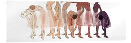 Obraz na szkle akrylowym Ballerinas - Wadim Petunin