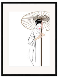 Framed art print The Geisha