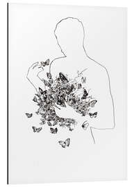 Magnettafel Schmetterlinge im Bauch