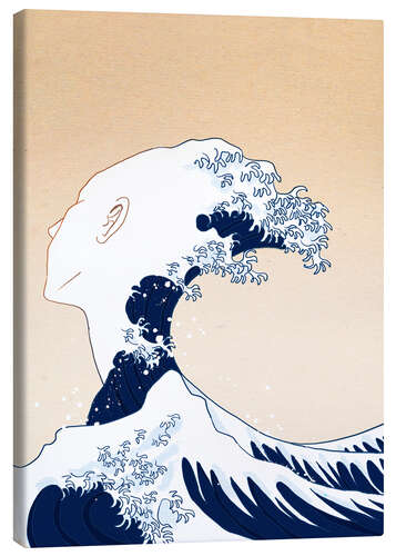Obraz na płótnie Tribute to Hokusai