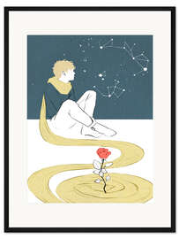 Gerahmter Kunstdruck Kleiner Prinz