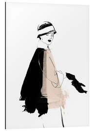 Magnettafel Mode-Illustration 20er Jahre