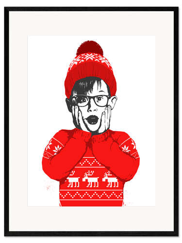 Framed art print Home alone