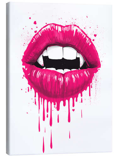 Canvas print Vampire lips