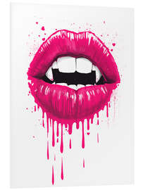 Foam board print Vampire lips