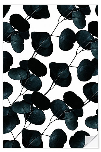 Wall sticker Dark Leaves