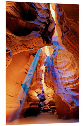 Hartschaumbild Upper Antelope Canyon Beam