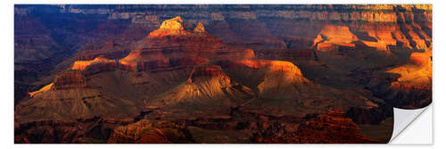 Selvklebende plakat Grand Canyon insight