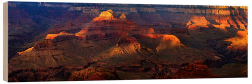 Hout print Grand Canyon insight